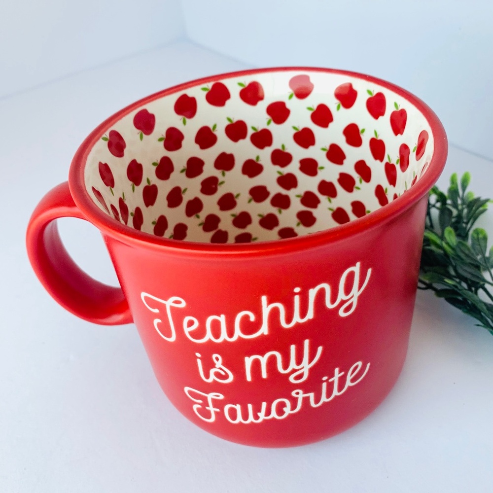 Red Apple Mug For Teachers